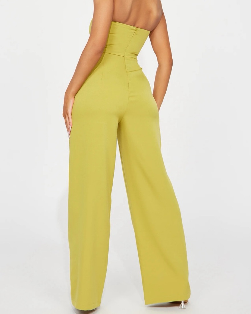 Chic Strapless Jumpsuit - Image 2