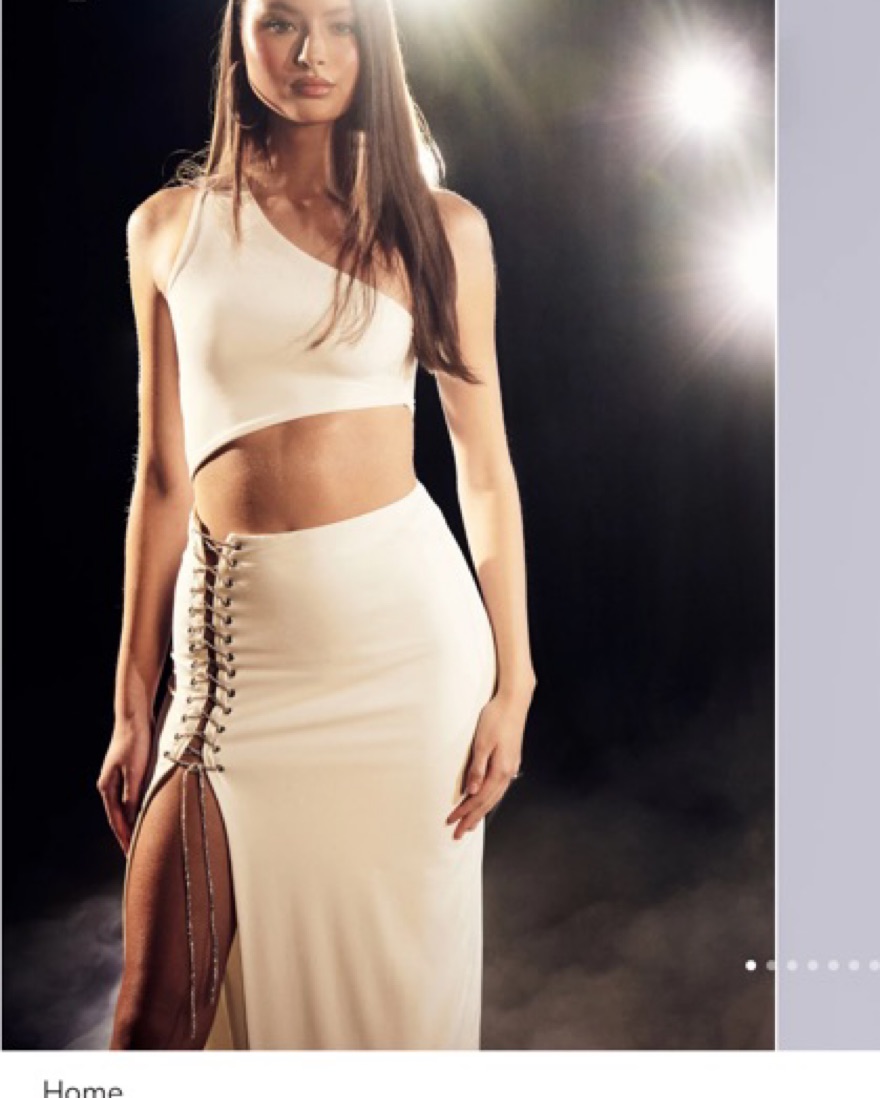 White Midi Dress - Image 3