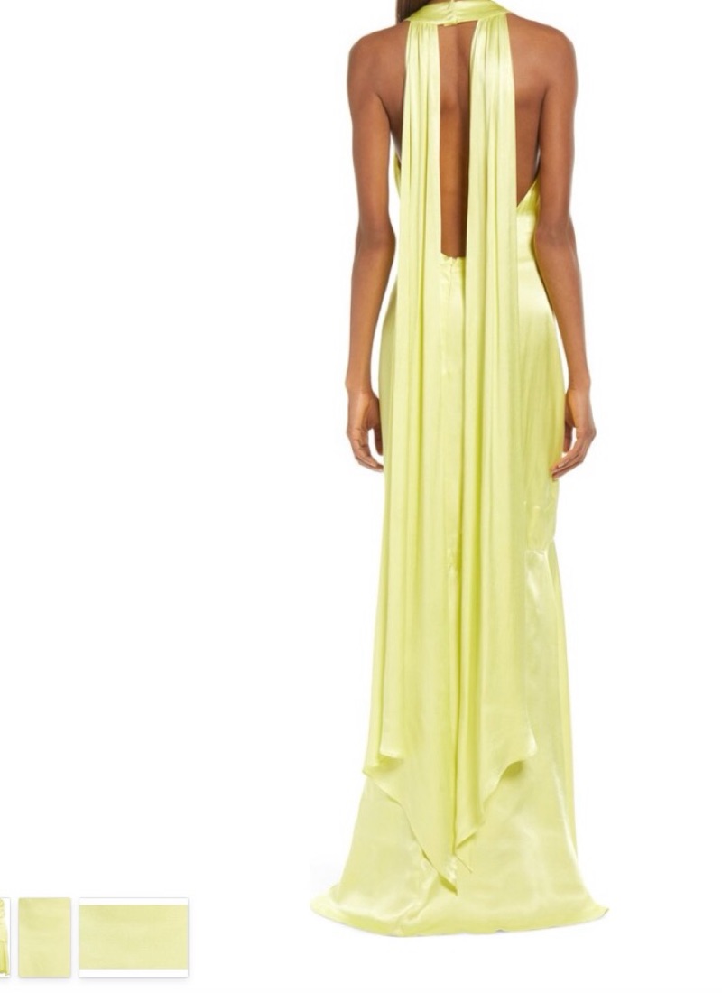 knee length dresses for ladies Valencia High Neck Maxi Dress in Blue