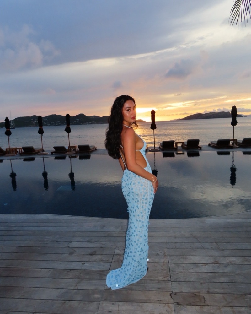 meshki crochet dress Meshki Kyla Floral Crochet Maxi Dress - Ivory