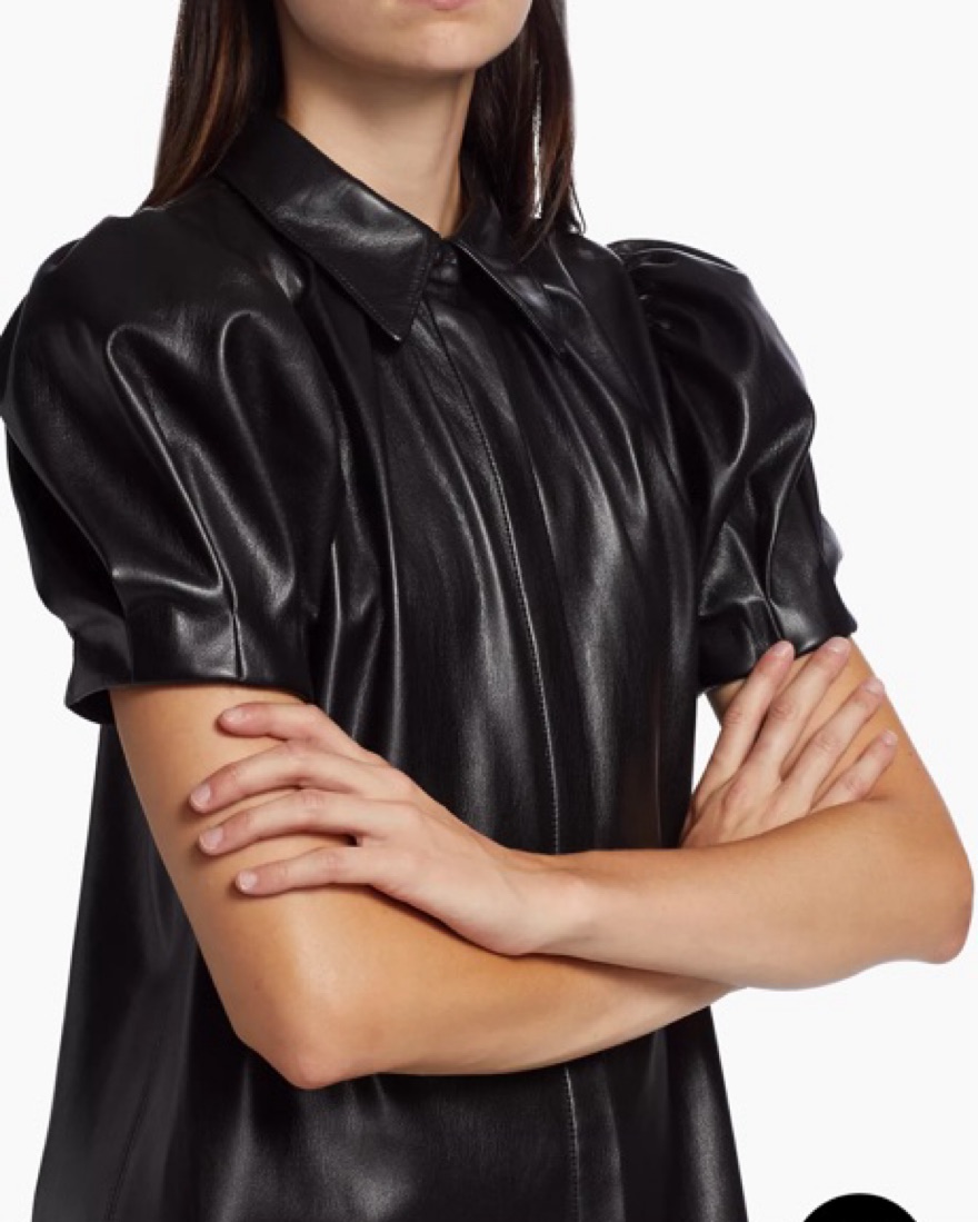 Alice and Olivia Leather Dress - Image 4