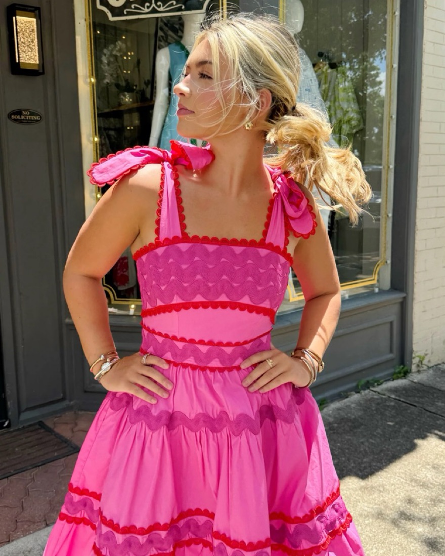 CeliaB Jade Short Pink Dress - Image 4