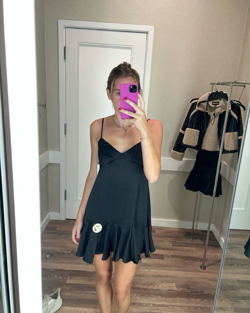 Bloomingdales Aqua Black Mini Dress by Aqua