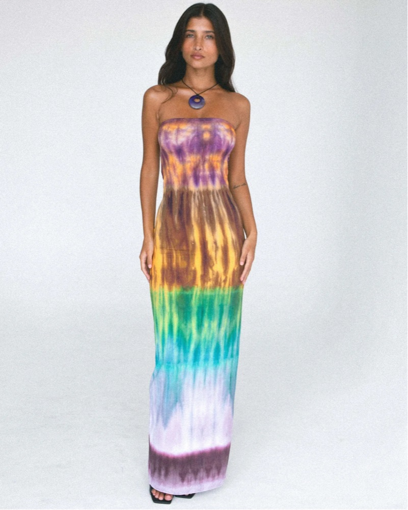 chinese dress ladies Behold Maxi Dress | Pink Boldly Blooming main image 0