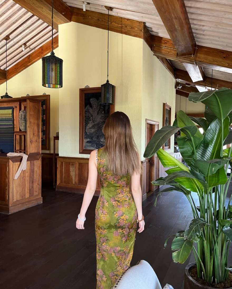 Qipao Formal Silk Dress - Image 1