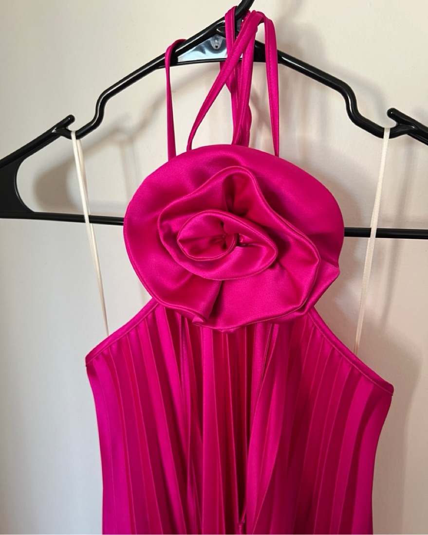 Delfi Collective Pink Pleated Dress  - Image 2