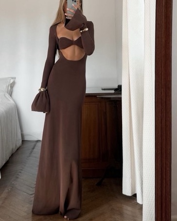 Arakii Knit Maxi Dress  - Image 1