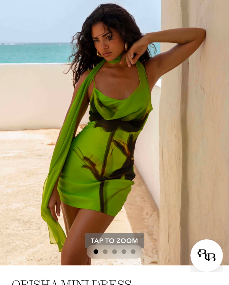 Rat & Boa ORISHA MINI DRESS by Rat & Boa - Pickle
