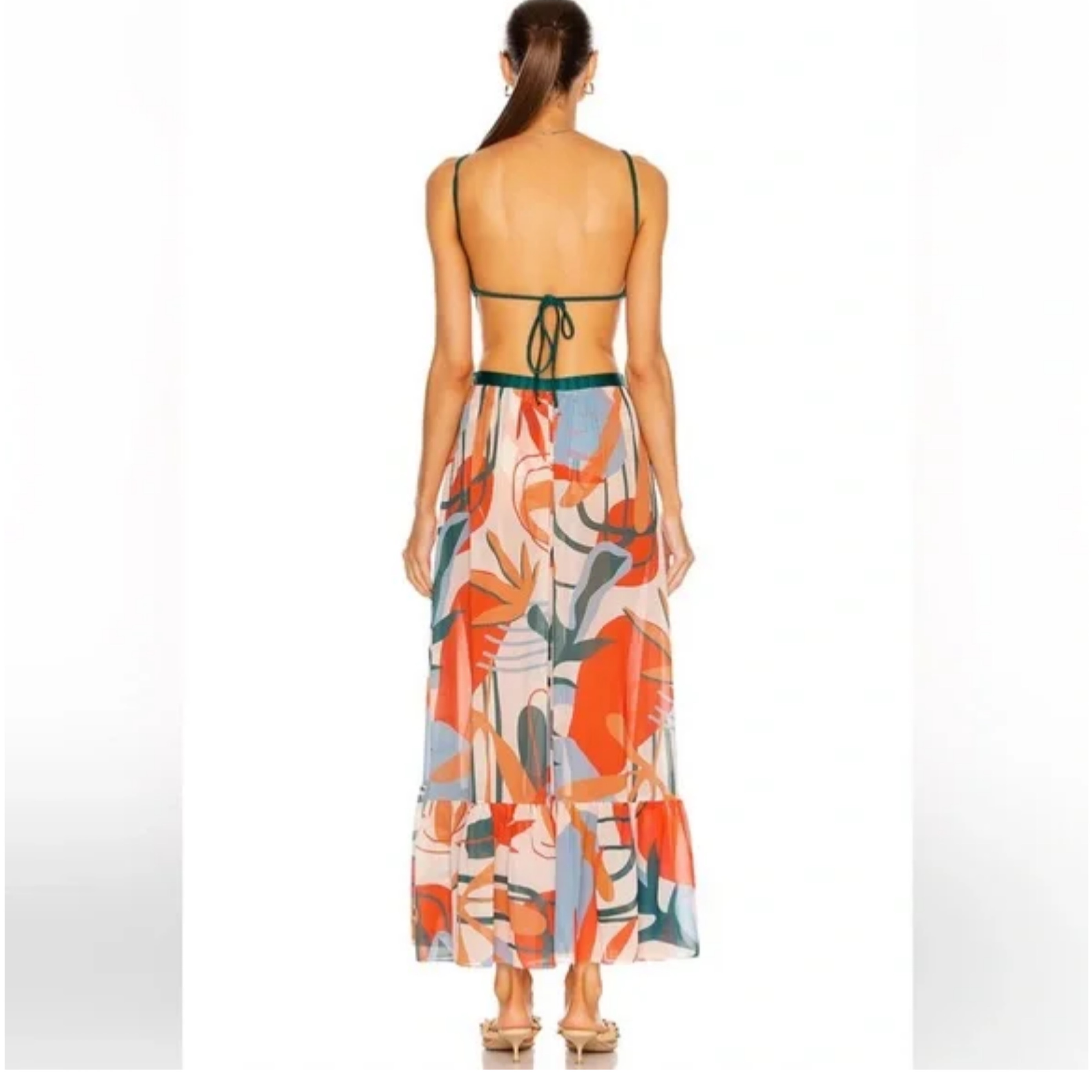 PatBo Rio halter Maxi Dress by PatBo - Pickle