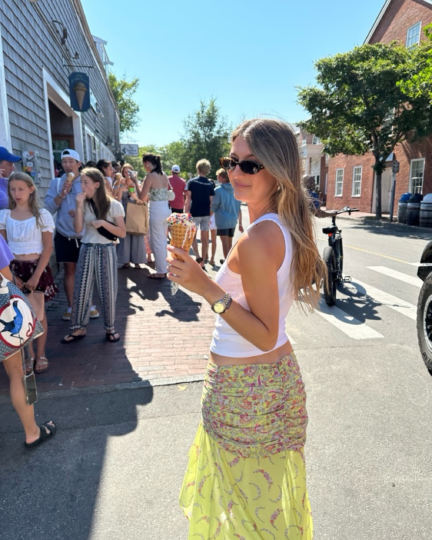 Majorelle Tatiana Skirt Margarita Lime - Image 2