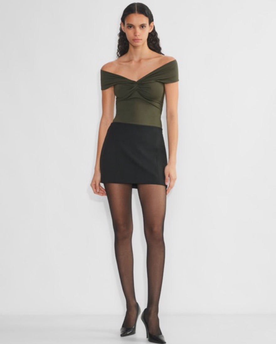 Aritzia Contour Twist Off-Shoulder Top - Image 2