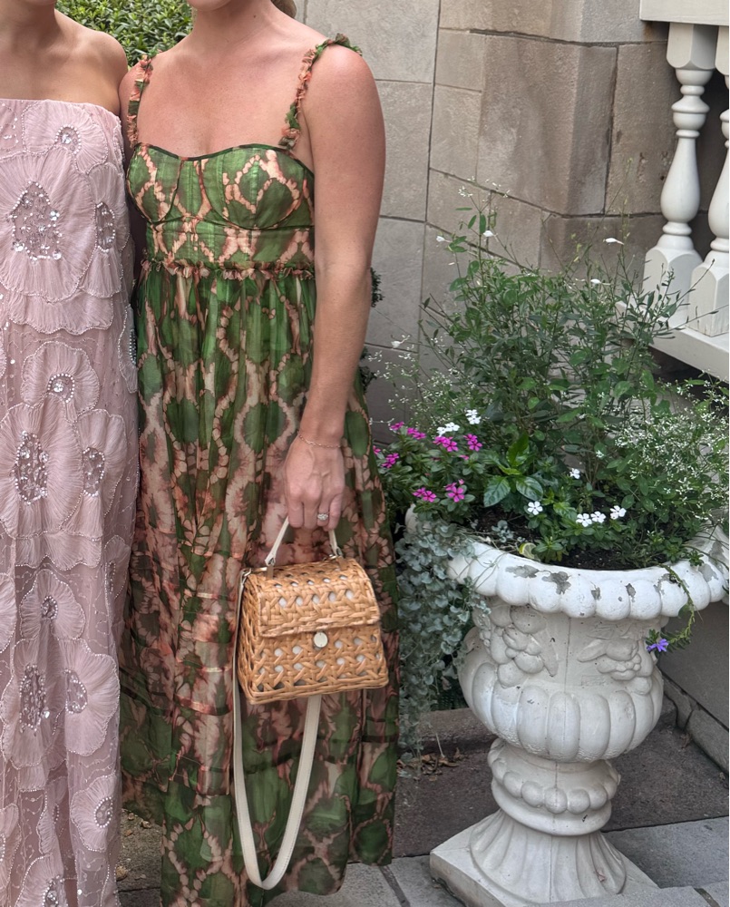 green emerald velvet dress Ulla Johnson Amaliya Dress in Emerald