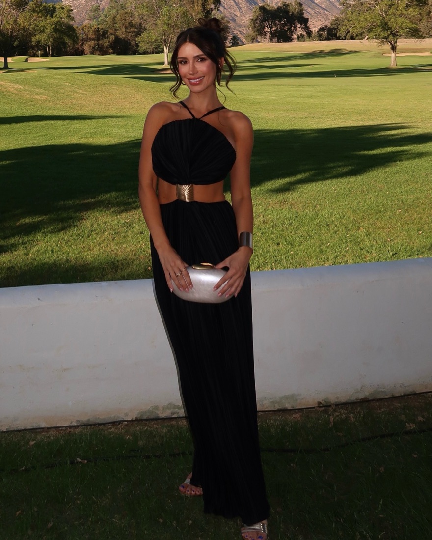Cult Gaia Black And Gold Formal Gown by Cult Gaia - Pickle