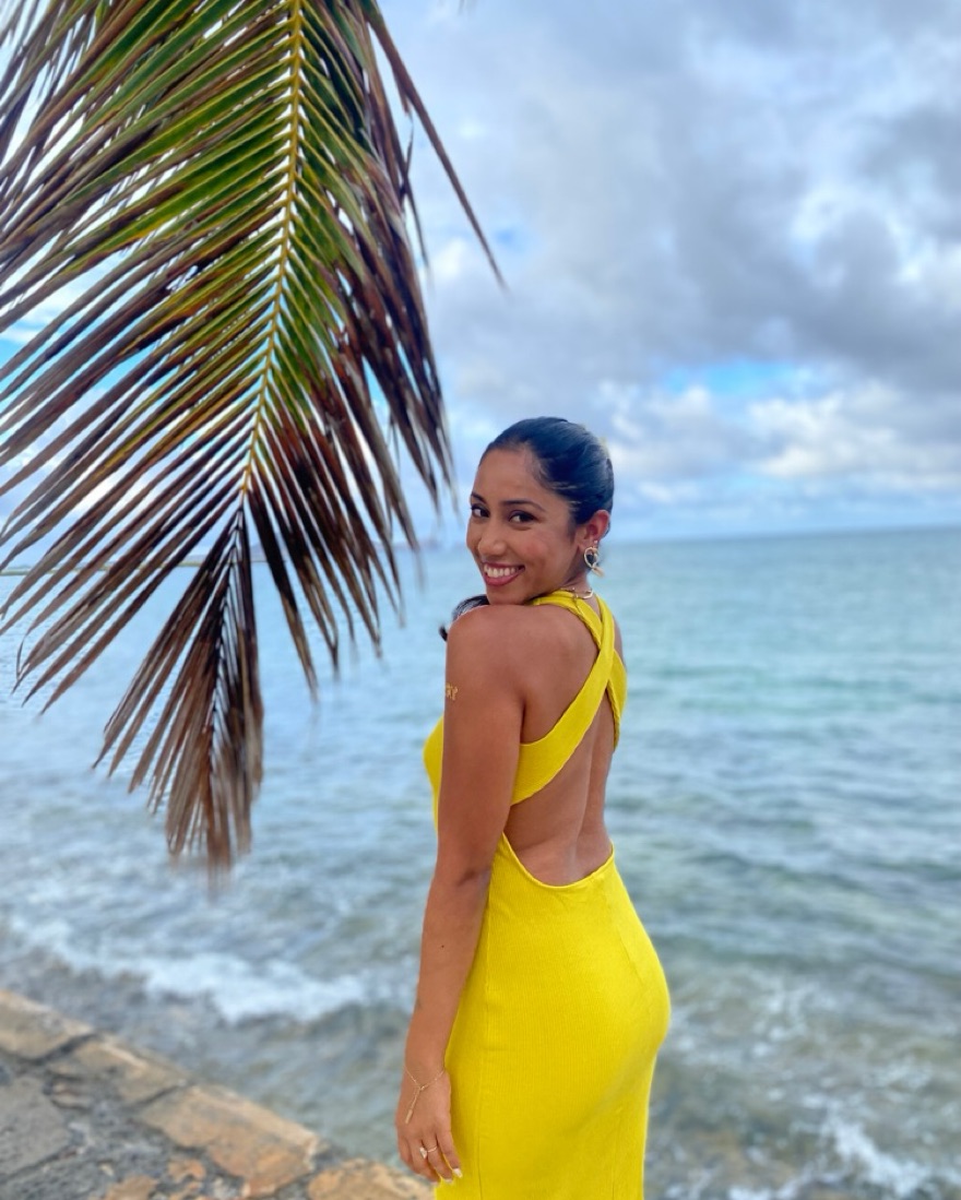 Yellow H&M Bodycon Backless Dress by H&M