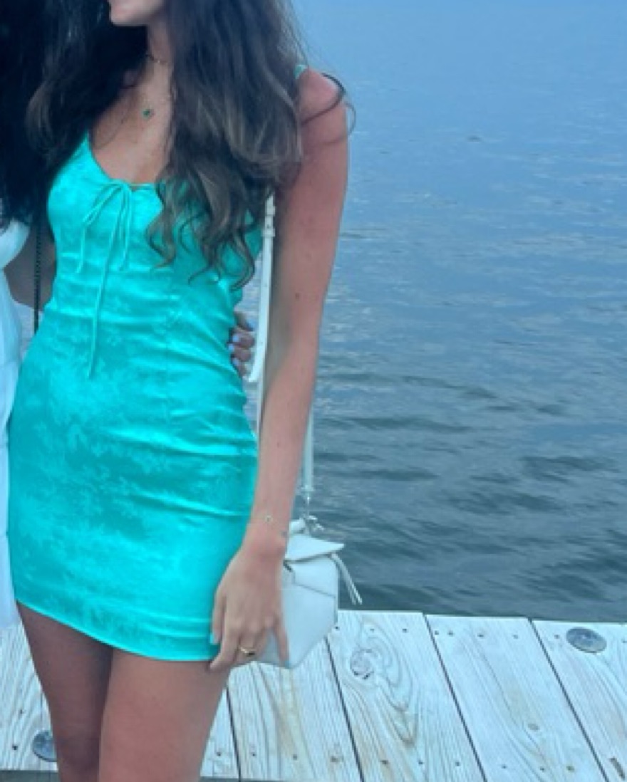 white mini pearl dress So Much Class Faux Pearl Mini Dress