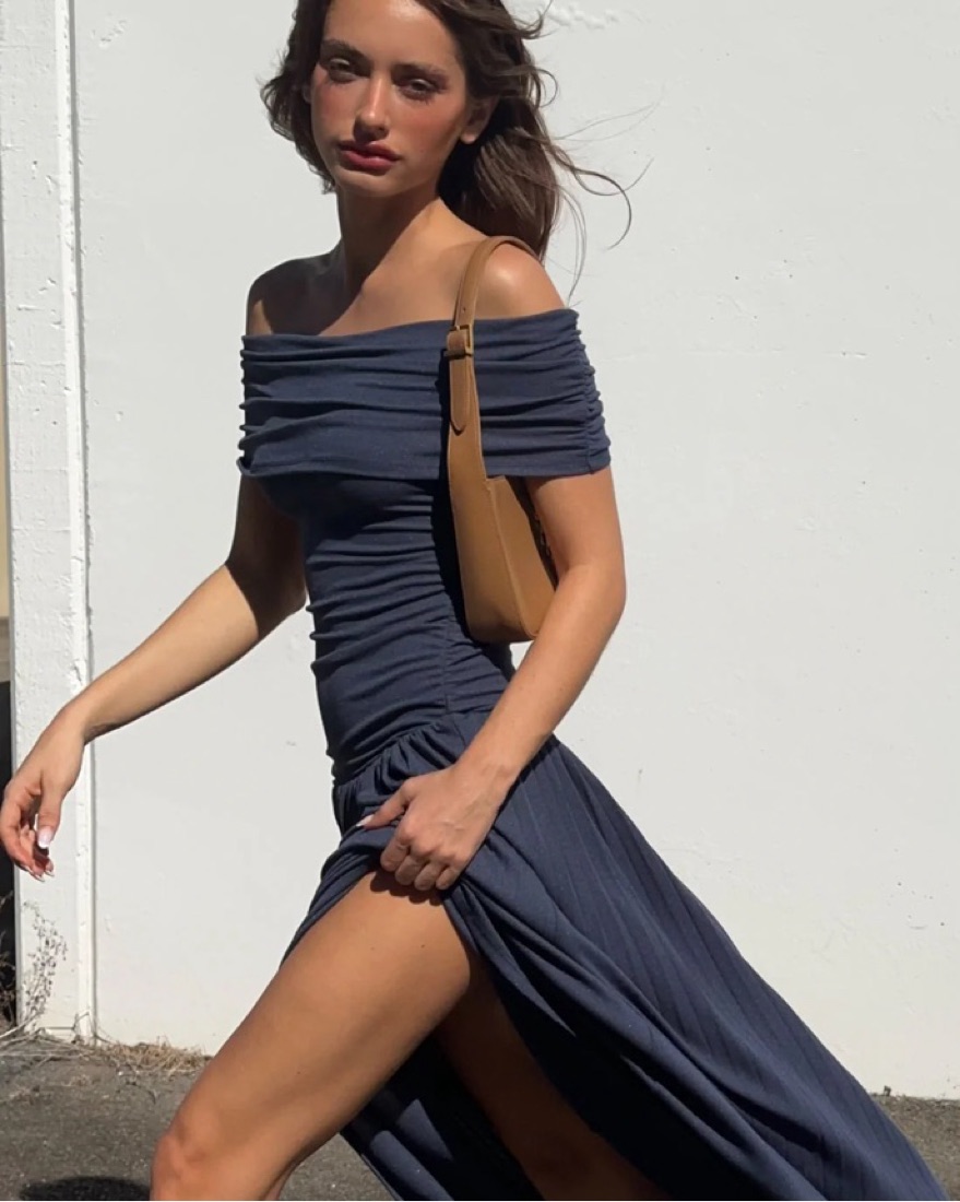 Lioness Field Of Dreams Dress Navy by Lioness - Pickle
