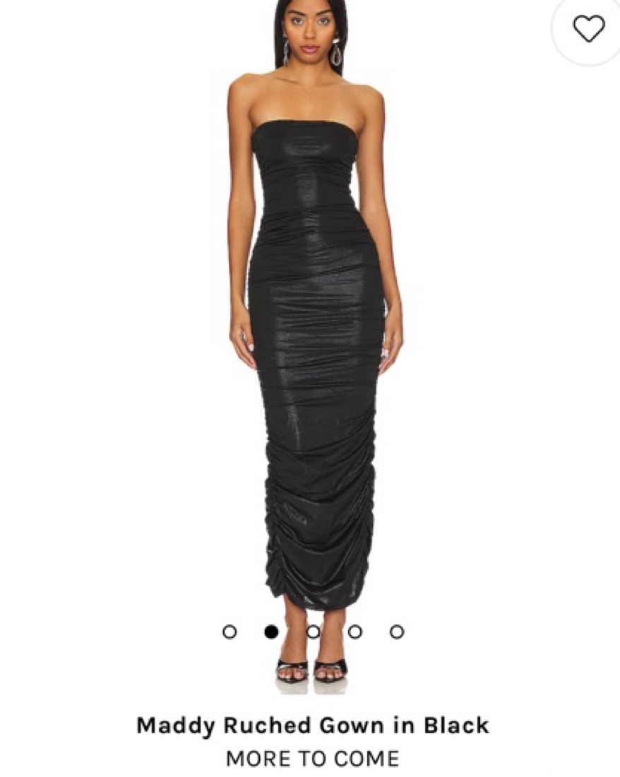 Revolve Formal Black Long Sleeve Dress by More to Come - Pickle