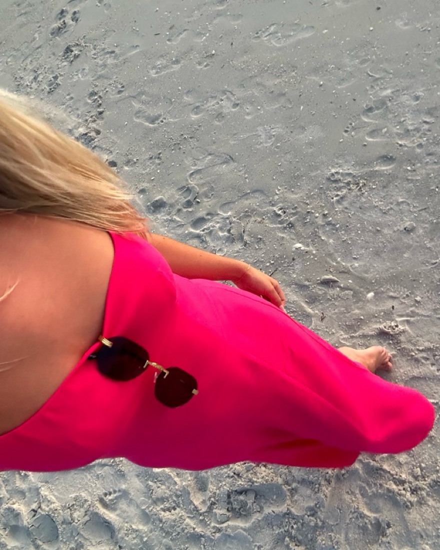 Reformation Liya Hot Pink Dress by Reformation - Pickle
