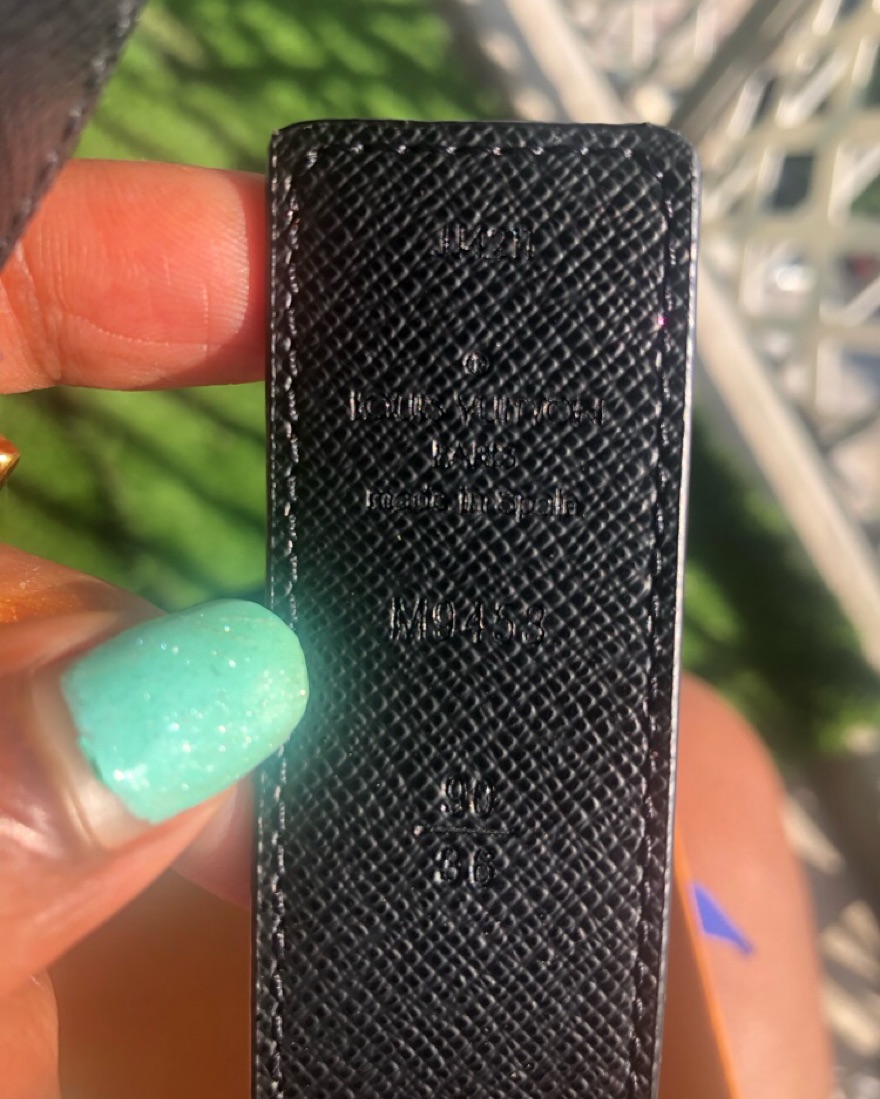 Authentic Louis Vuitton Belt Size 90/36  - Image 6