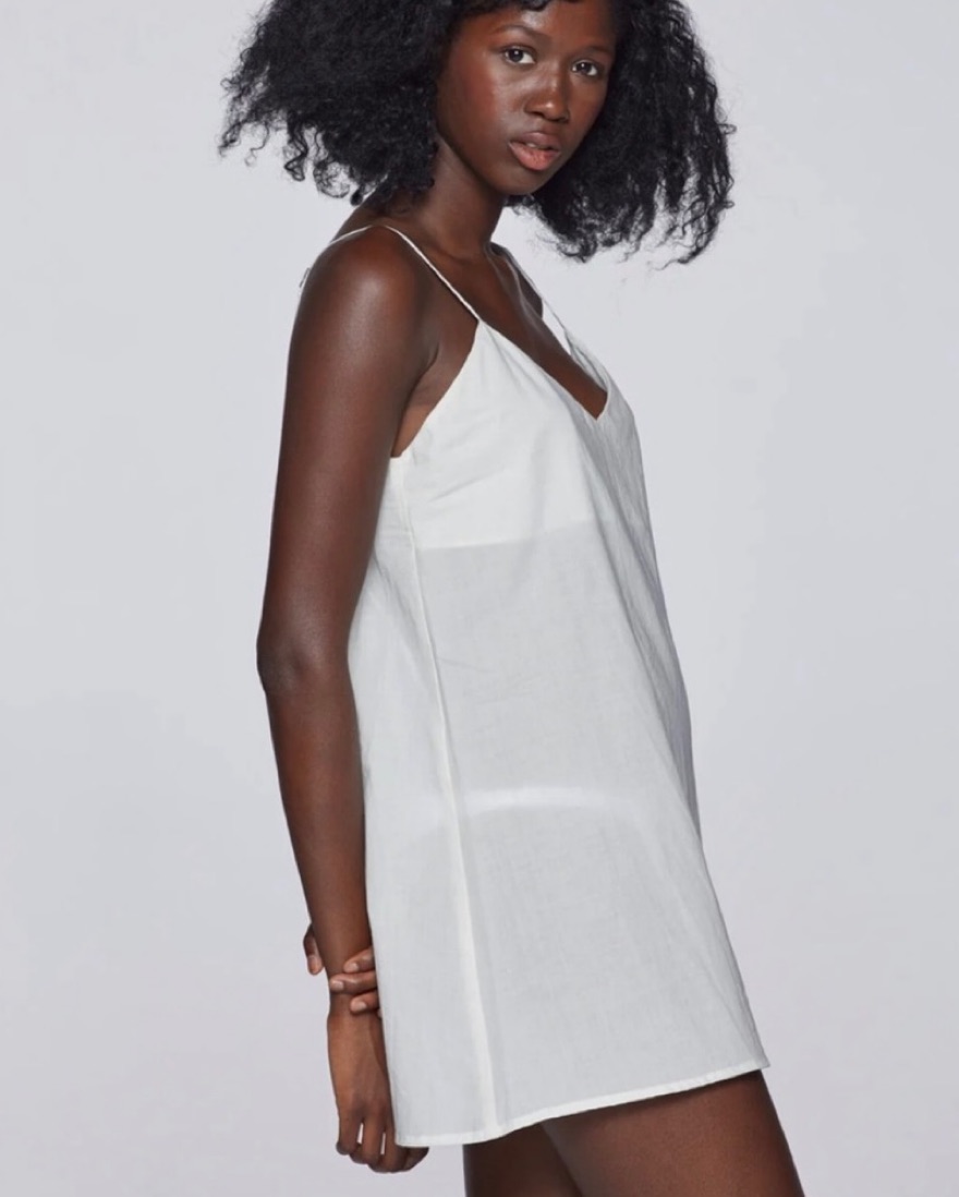 Anemos White Slip Dress - Image 3
