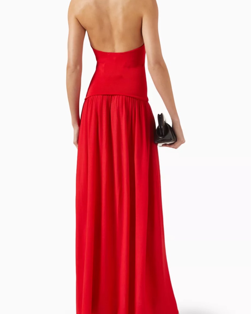 slim fit dress slacks Solid & Striped | The Halter Soglio Dress | L main image 0
