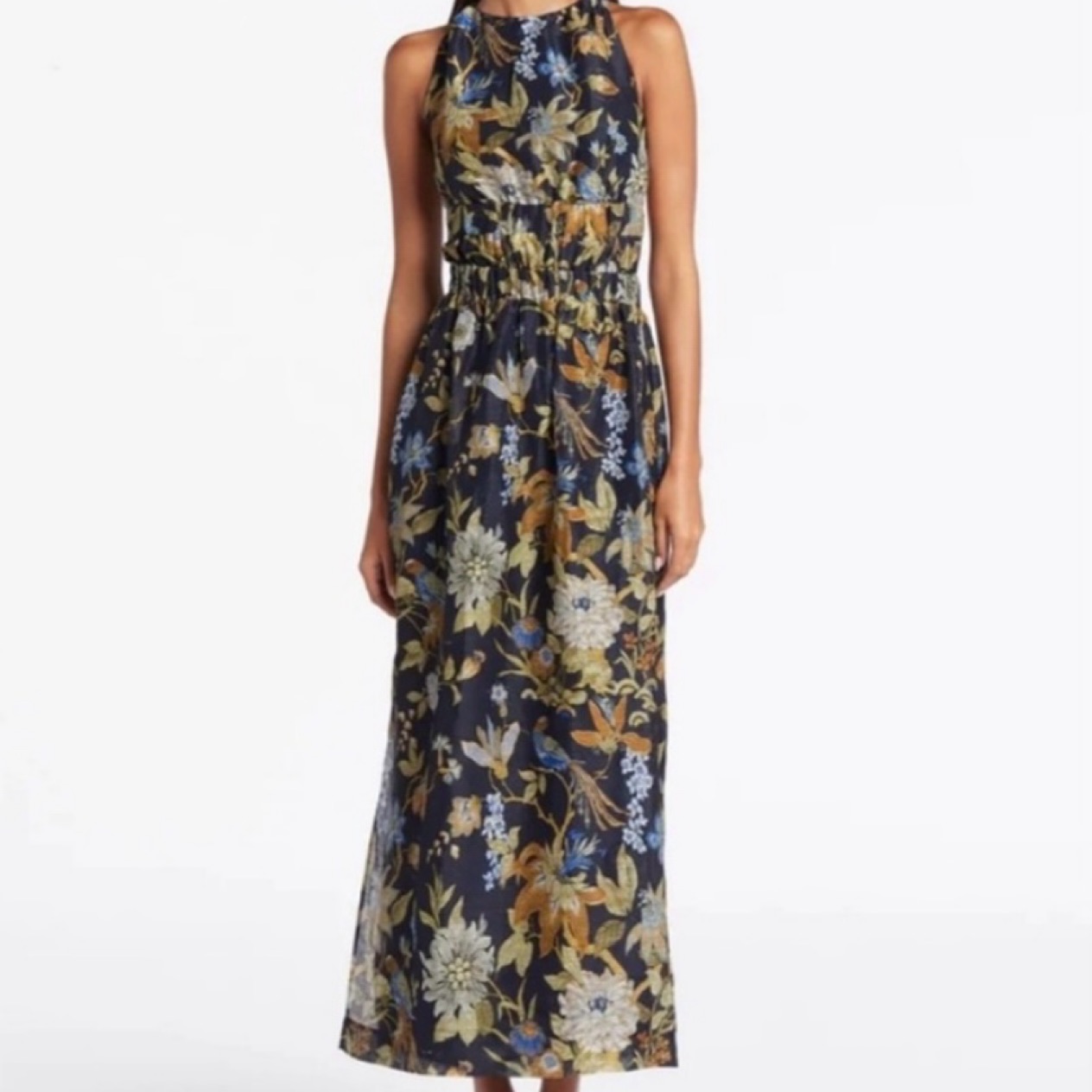 Sir The Label Blue Floral Maxi Dress - Image 4