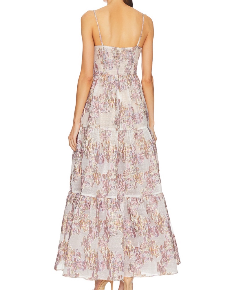 chinese dress ladies Celestria Maxi Dress - Pink main image 0