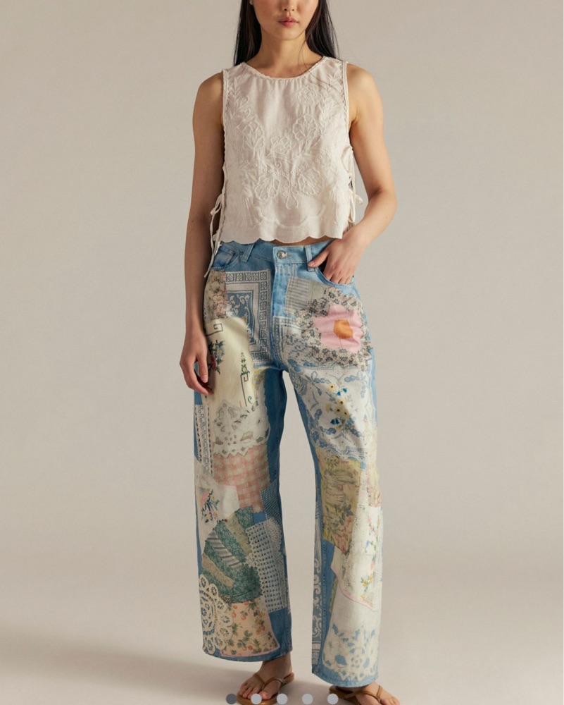 We The Free Printed Jeans - Image 1