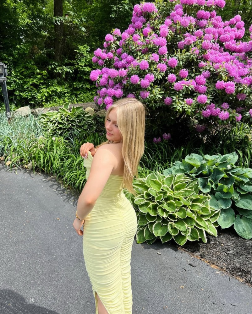 slim fit dress slacks Babyboo Rosetta Maxi Dress | Christchurch Dress Hire main image 0