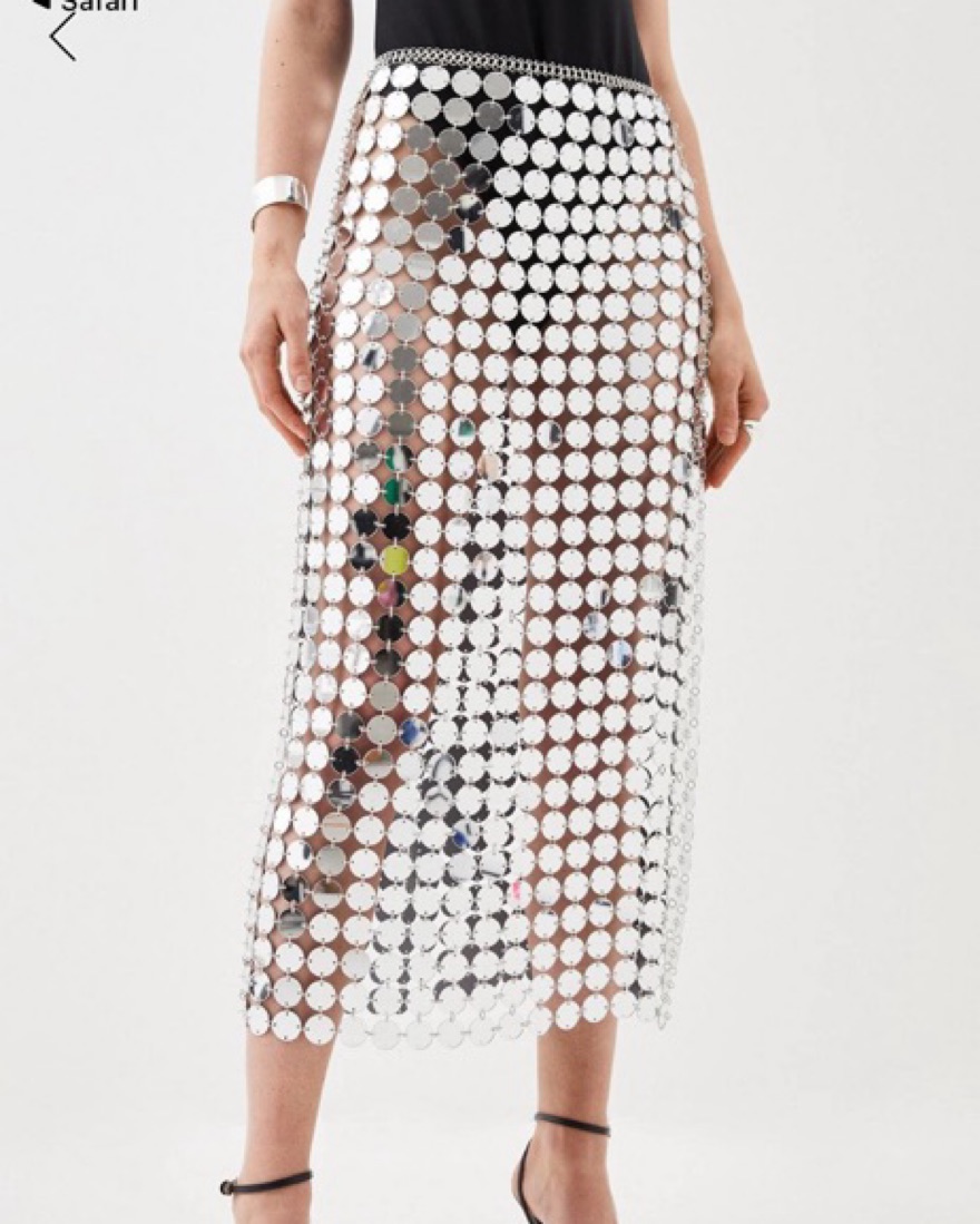 Mirror Disc Skirt - Image 3