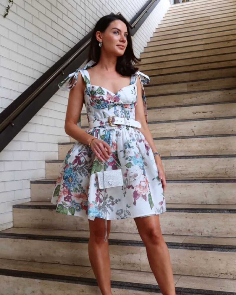 knee length dresses for ladies Zimmermann Matchmaker Mini main image 1