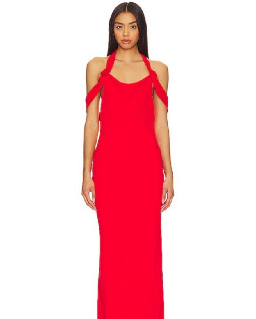 chinese dress ladies Amanda Uprichard Florence Maxi dress in asteria – Turner's main image 0