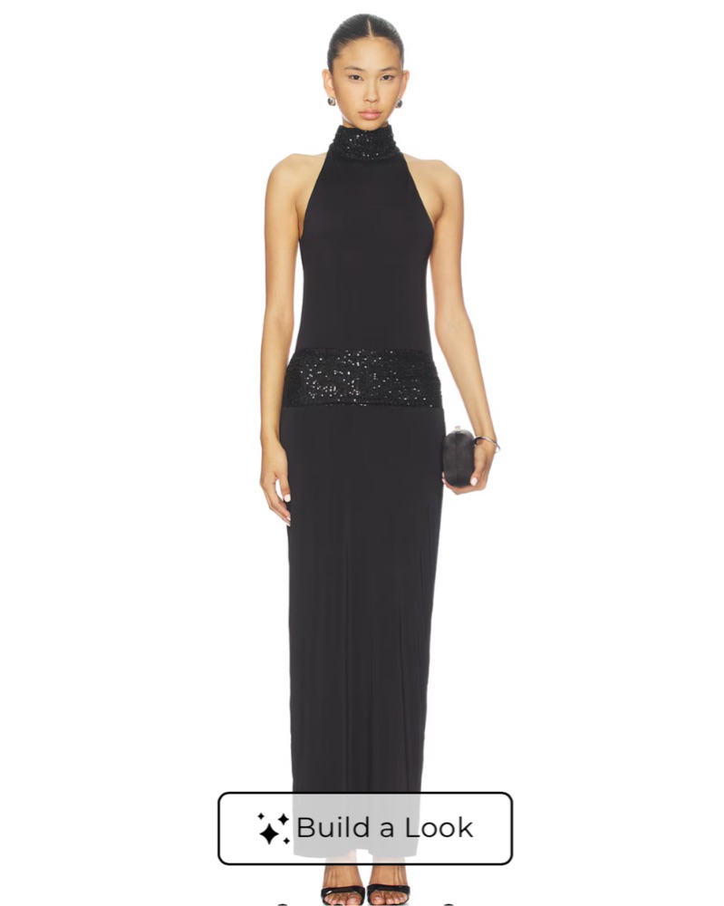 black revolve formal dress by Superdown - Pickle