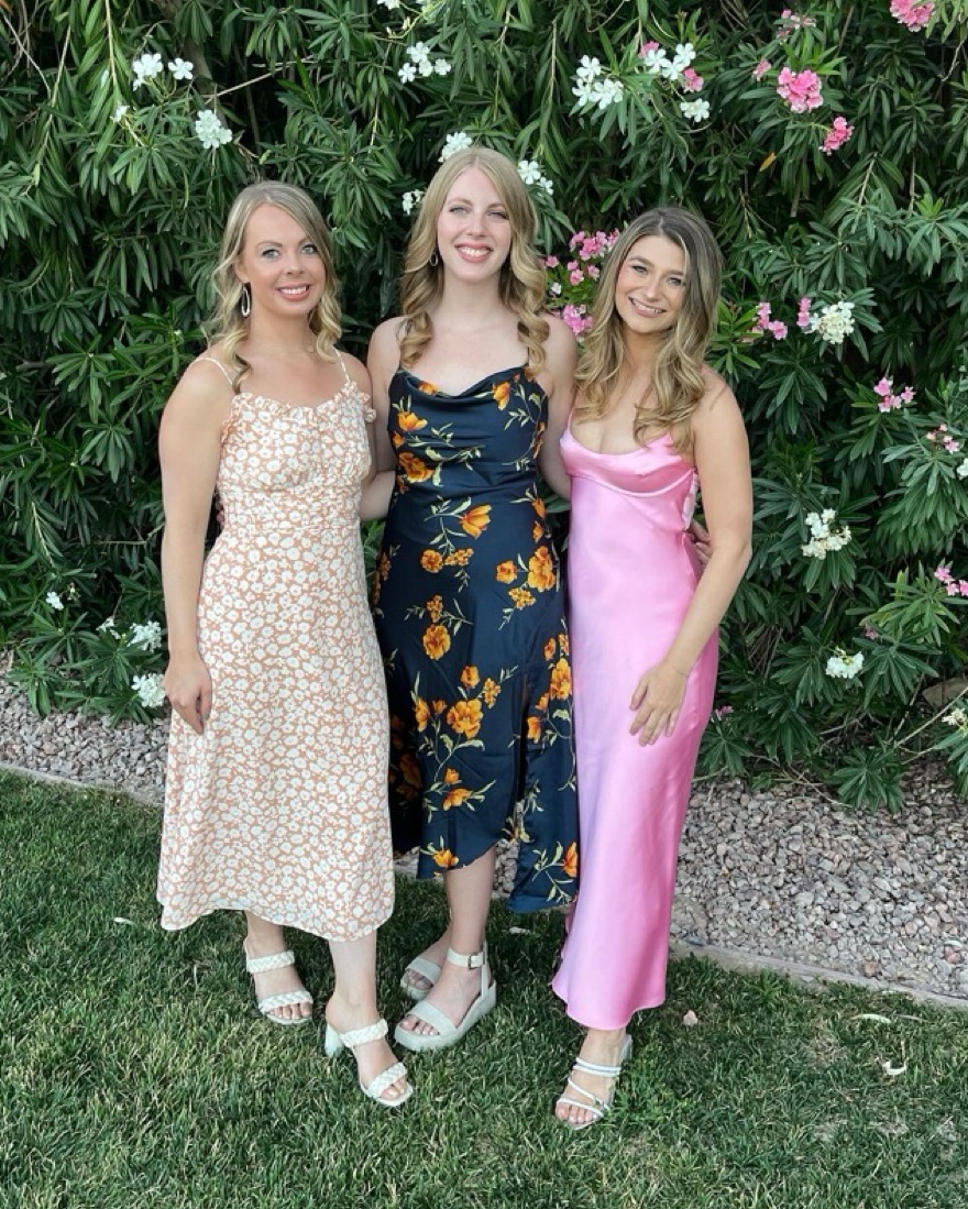 Zara Pink Satin Dress - Image 2