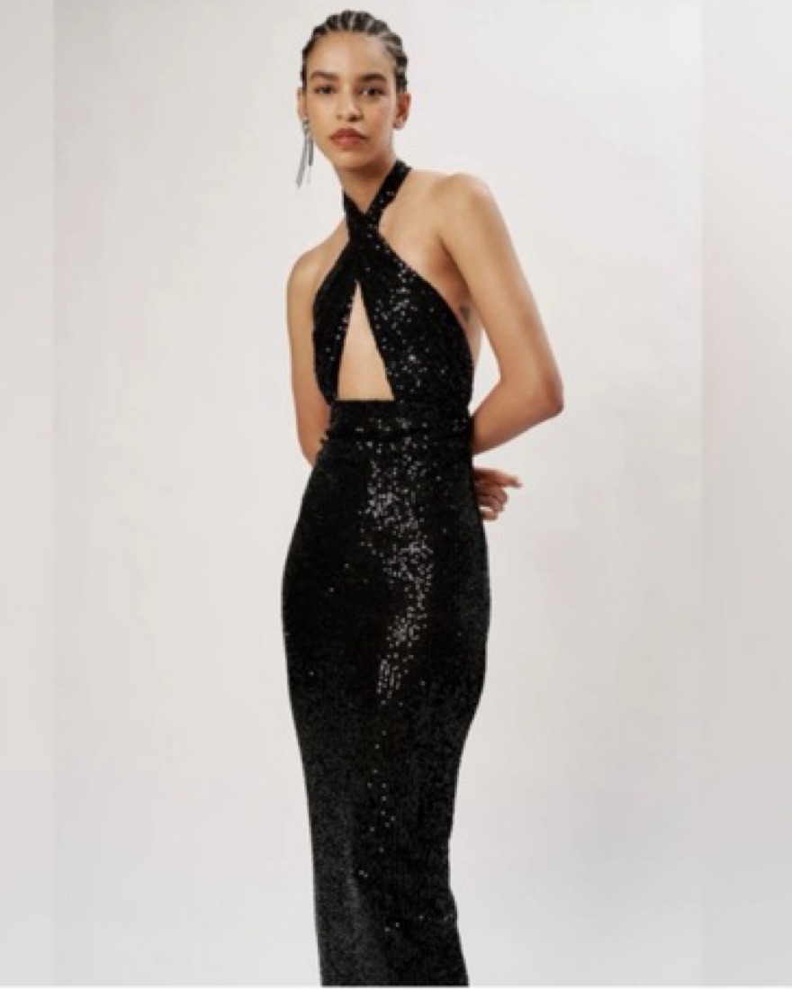 Ronny Kobo Zack Metallic Dress by Ronny Kobo - Pickle