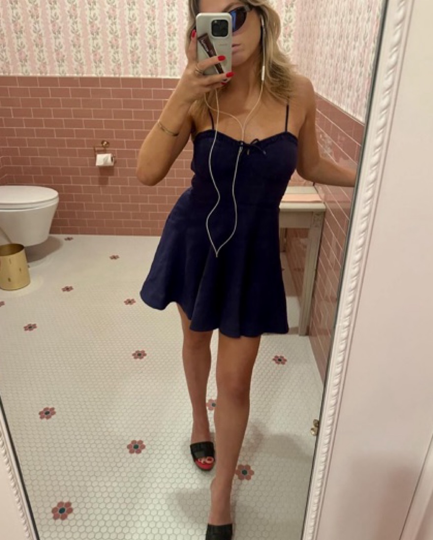 knee length dresses for ladies Shai Mini Dress by For Love & Lemons – Cattivo main image 1