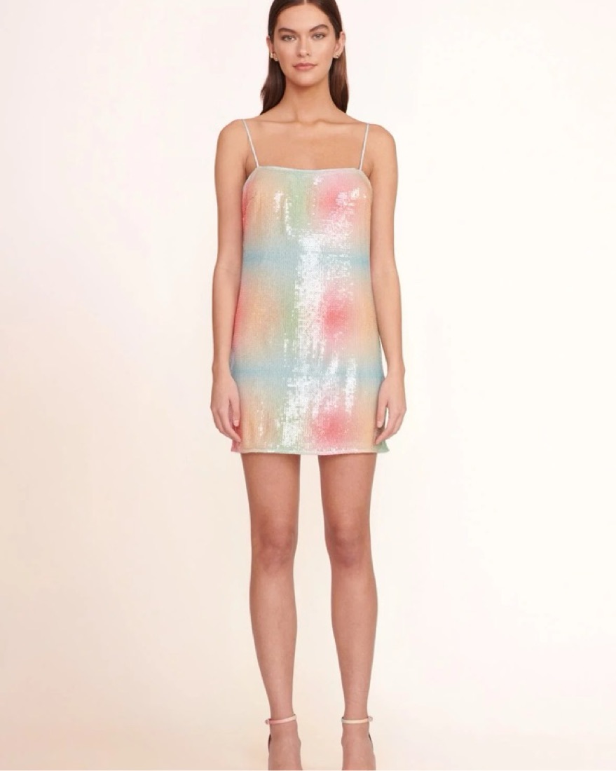 Staud Sequin Mini Dress Multicolor by Staud - Pickle