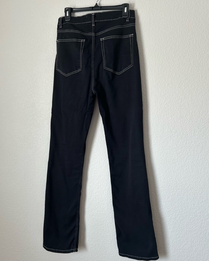 Reformation Toby Zip Up Bootcut Jeans - Image 6