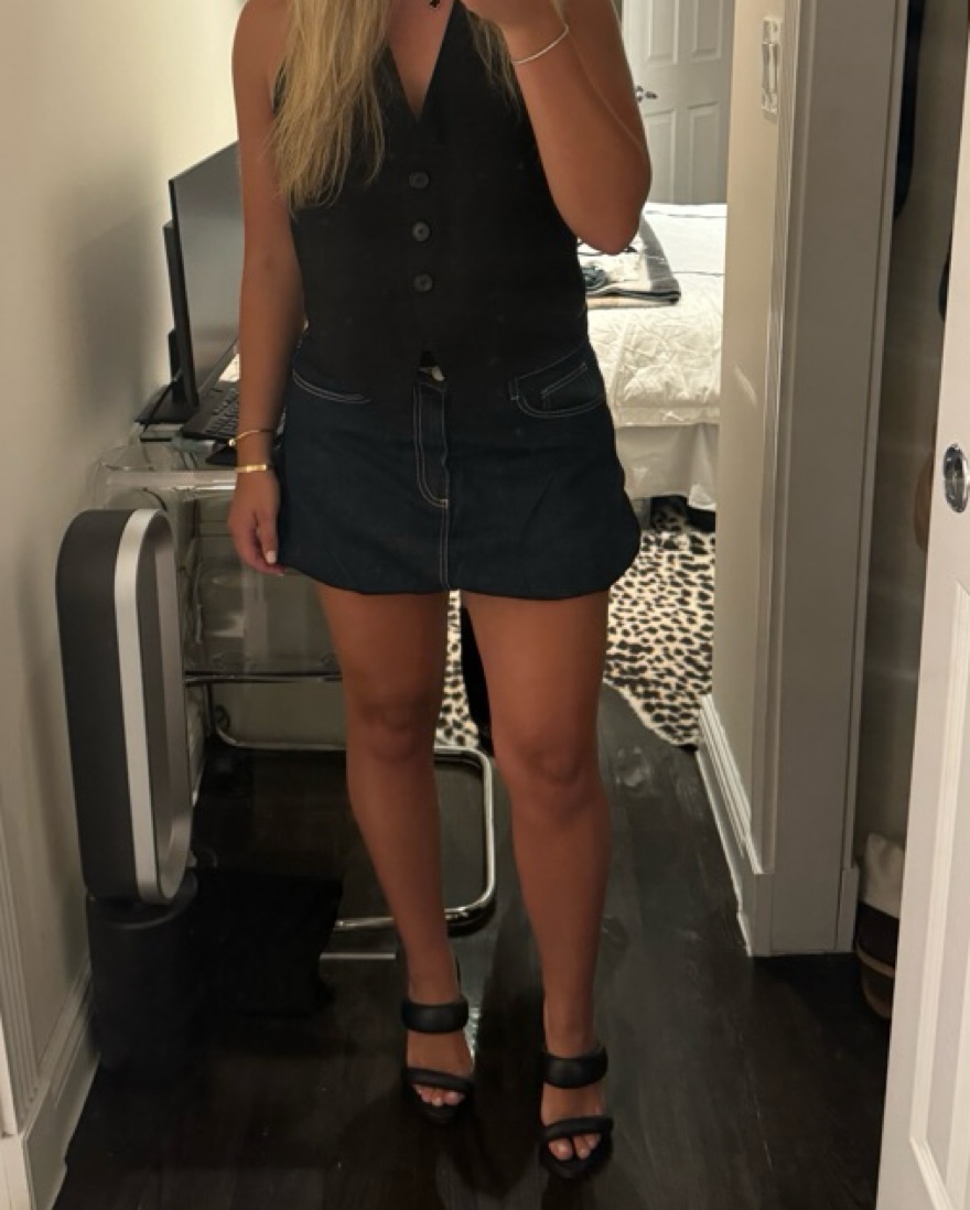 Zara Denim Balloon Skirt by Zara - Pickle