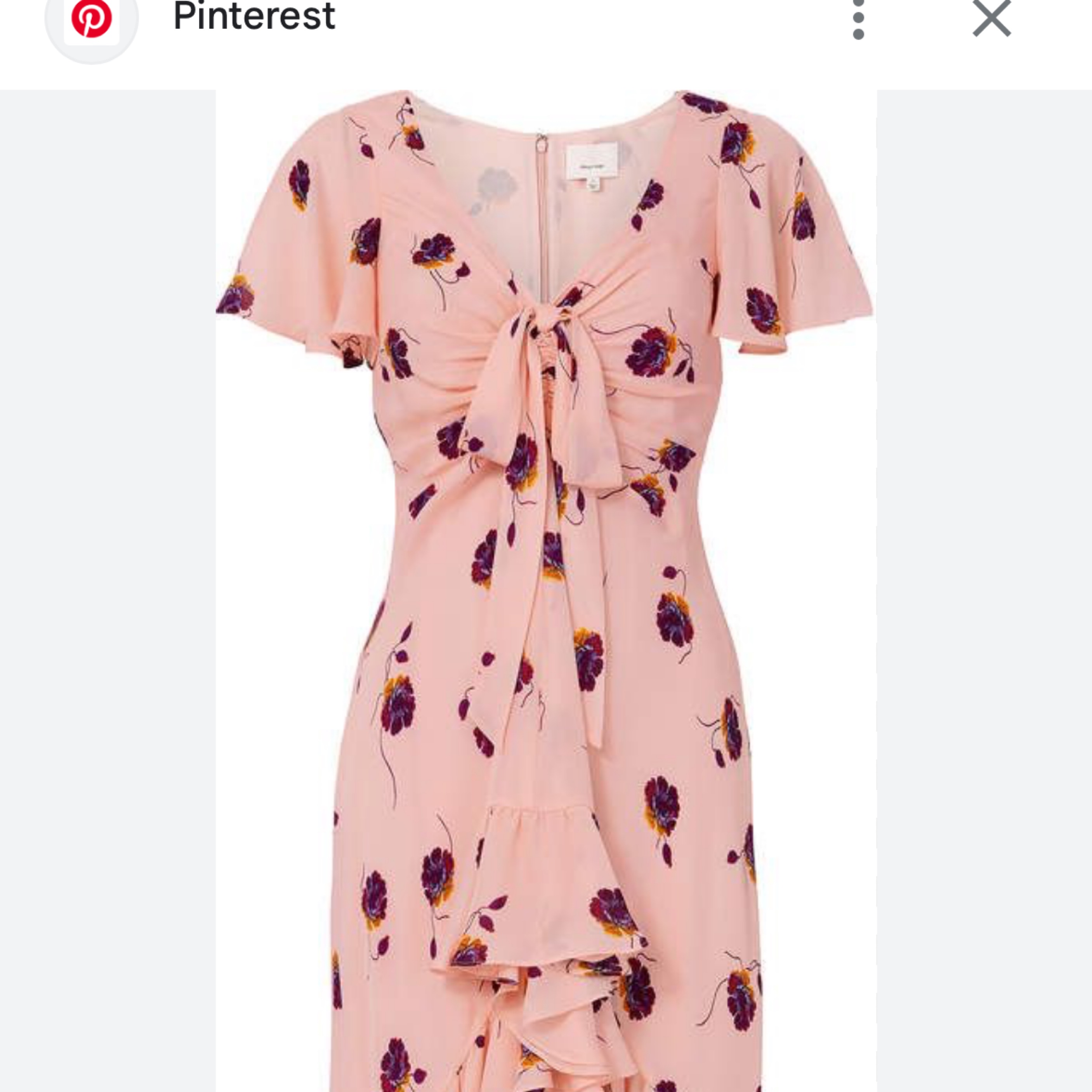 Cinq A Sept Floral Pink Dress by Cinq A Sept - Pickle