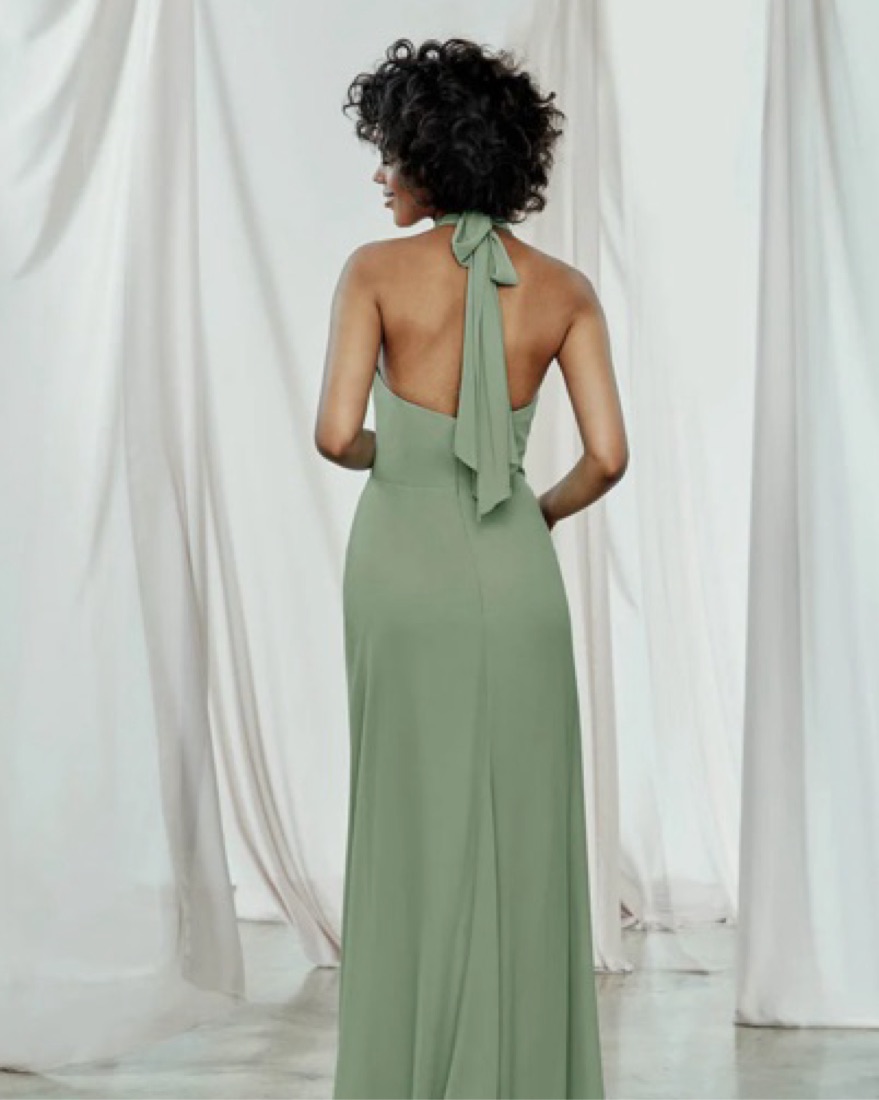 Amsale Sage Midi Dress by Amsale - Pickle