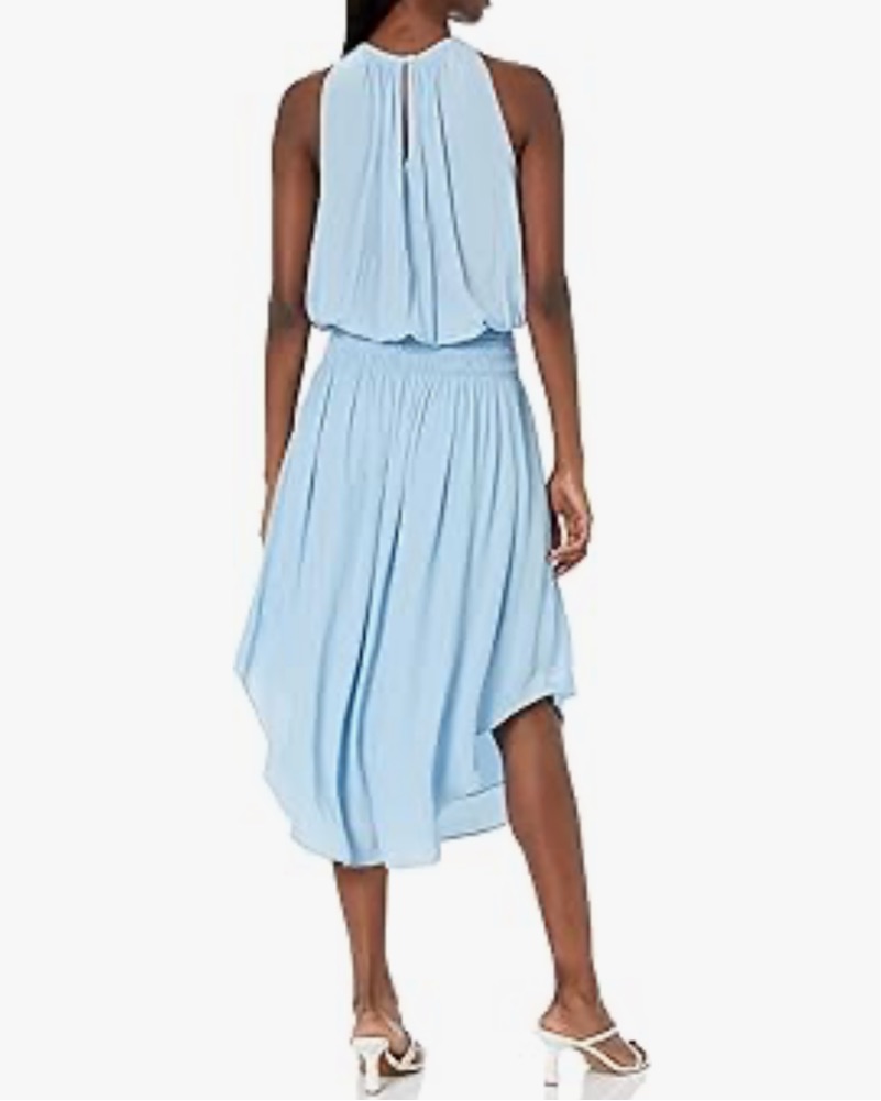 aubrey ruffle dress in light blue Buy Amarra Wedding Dress Style Aubrey 44018 main image 1