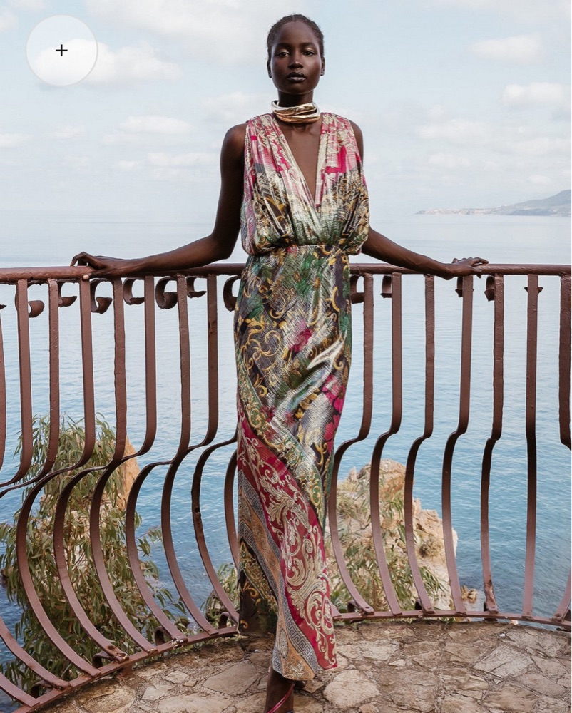 colorful floral maxi dress Ivy Multi Floral Tiered Maxi Dress