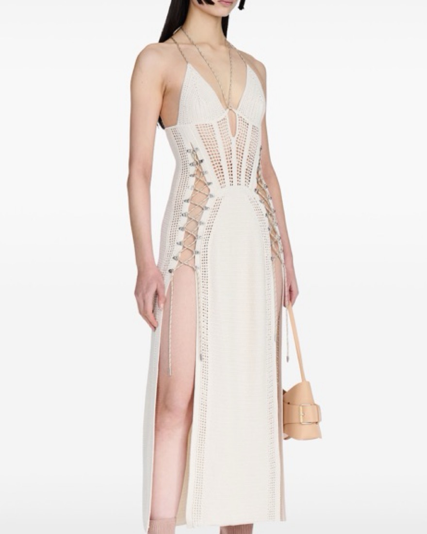 city chic striped maxi dress White Stripe Ribbed Maxi Dress - Casual Dresses