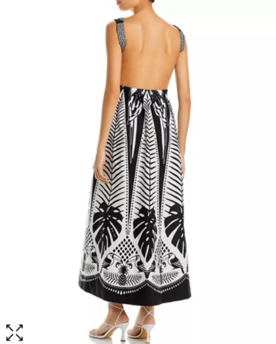 Backless Farm Rio Dress by Farm Rio