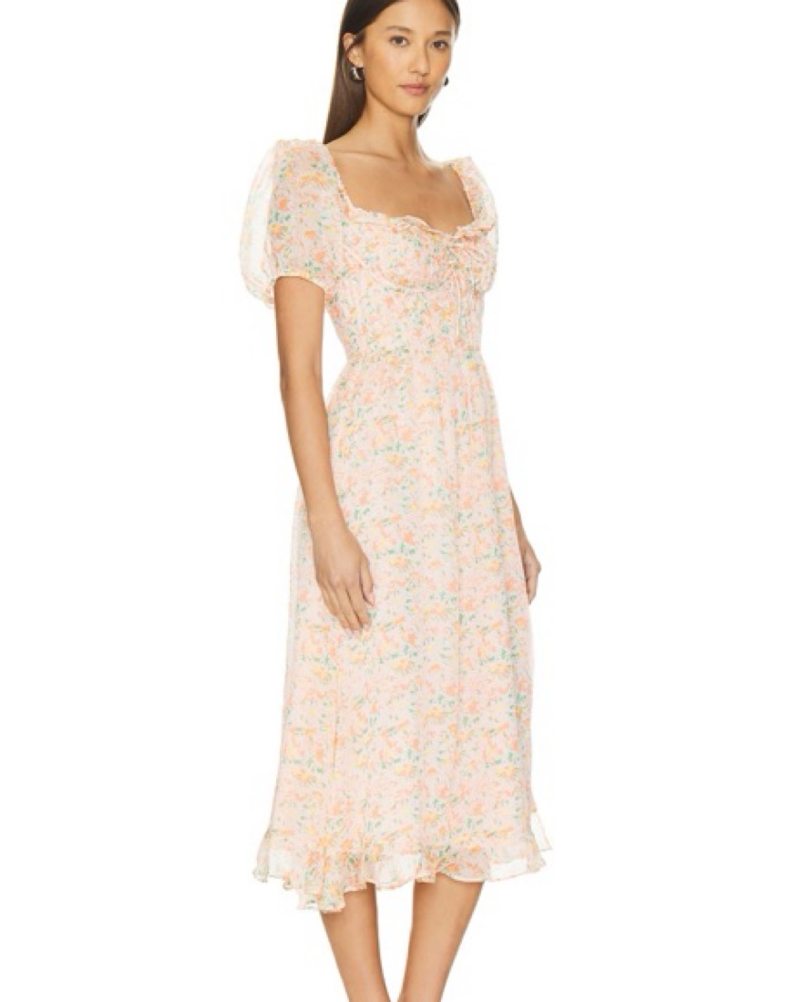 ASTR the lable Lunaria Dress Floral by Astr The Label - Pickle