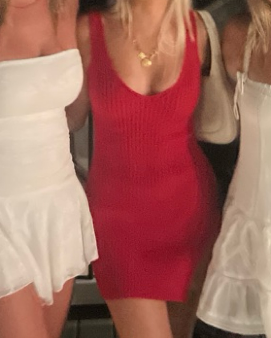 chinese dress ladies Houston Cable Cloud Knit Dress