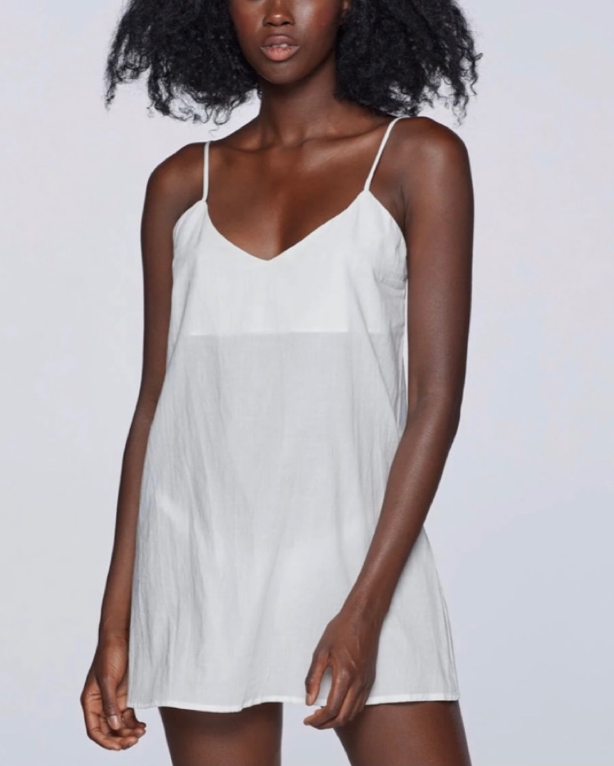 Anemos White Slip Dress - Image 2