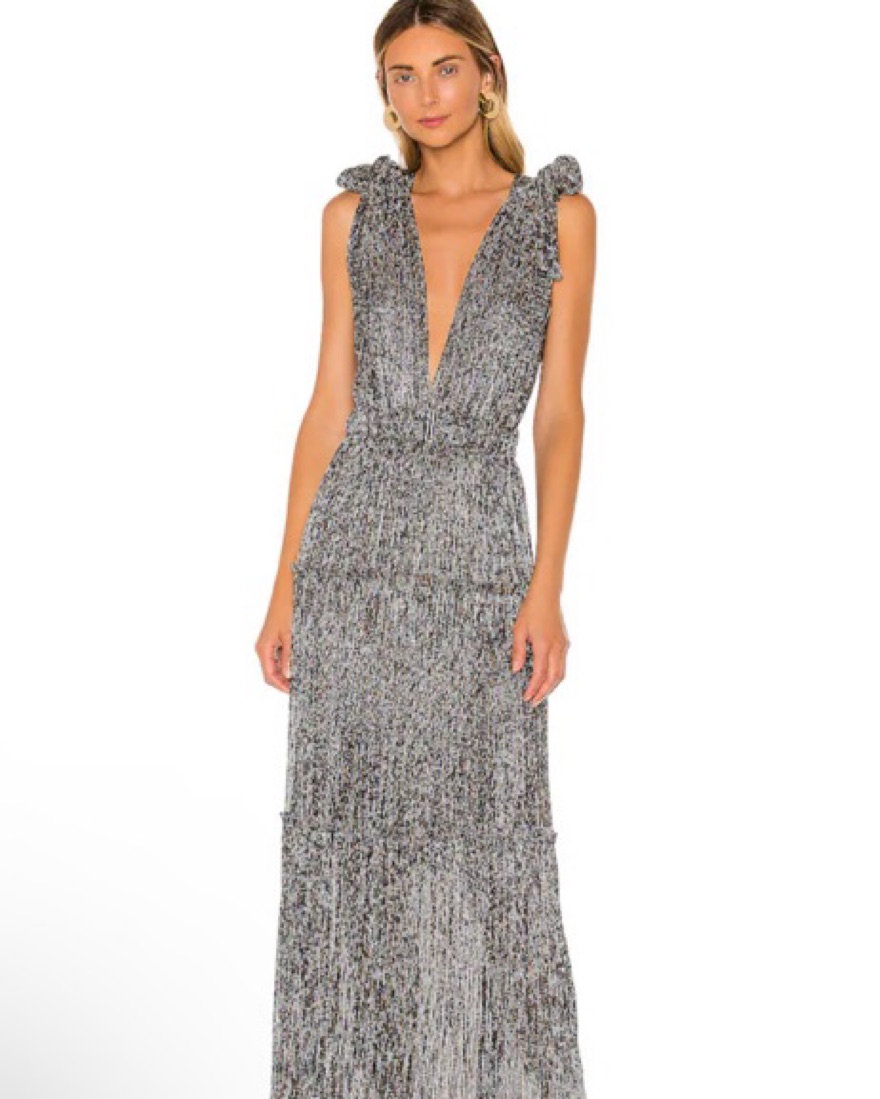 Black And Gold Sabina Musayev dress - Image 3