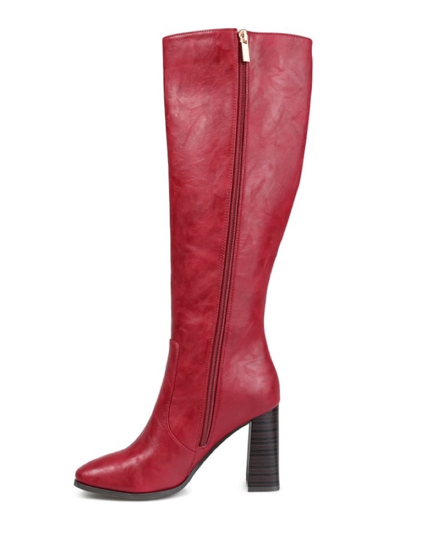 JOURNEE CHERRY RED BOOTS - Image 3